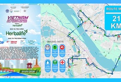 Chi tiết bản đồ đường chạy Giải bán marathon Quốc tế Việt Nam (VIHM) 2026 tài trợ bởi Herbalife