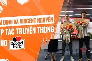 Tâm Đinh và Vincent Nguyễn hợp tác truyền thông cùng nhãn hàng nổi tiếng Doppelherz