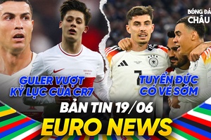 BẢN TIN EURO 2024 | Ngày 19/6 | Guler vượt kỷ lục của Ronaldo, Đức sẽ giành vé sớm vào vòng 16 đội