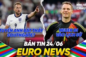 BẢN TIN EURO 2024 | Ngày 24/6 | Kane gạt Southgate họp riêng đội, Neuer đi vào lịch sử