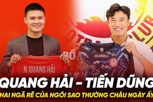 Chuyển nhượng V.League: Quang Hải, Bùi Tiến Dũng và ngã rẽ của ngôi sao Thường Châu ngày ấy