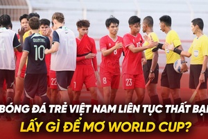 Bóng đá trẻ Việt Nam liên tục thất bại: Lấy gì để mơ World Cup?