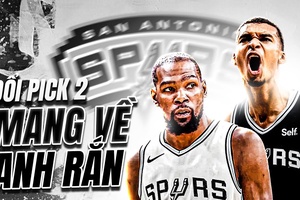 San Antonio Spurs với tương lai rực sáng: Liệu có cú tất tay lấy Kevin Durant?