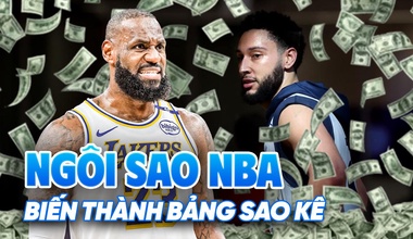Khi ngôi sao NBA biến thành những bảng "sao kê di động": Cái giá của sự minh bạch