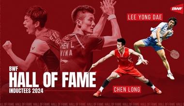 Lee Yong Dae và Chen Long vào đại sảnh danh vọng của Liên đoàn cầu lông thế giới