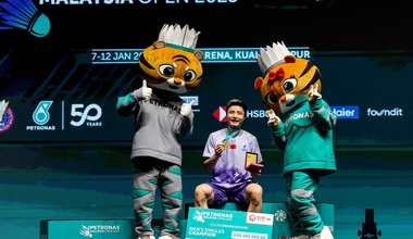 Thạch Vũ Kỳ trở thành “người gánh tạ vĩ đại” cho Cầu lông Trung Quốc ở Malaysia Open