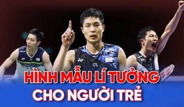 Lão tướng cầu lông Chou Tien Chen  - Hình mẫu lý tưởng cho các tay vợt cầu lông trẻ
