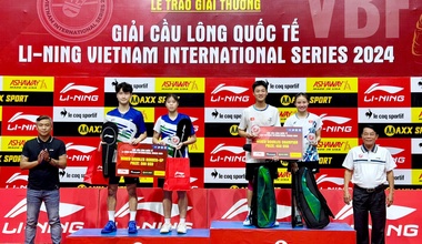 Chủ nhà tạo dấu ấn ở Li-Ning Vietnam International Series 2024