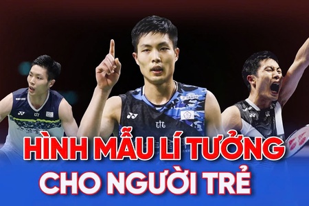 Lão tướng cầu lông Chou Tien Chen  - Hình mẫu lý tưởng cho các tay vợt cầu lông trẻ