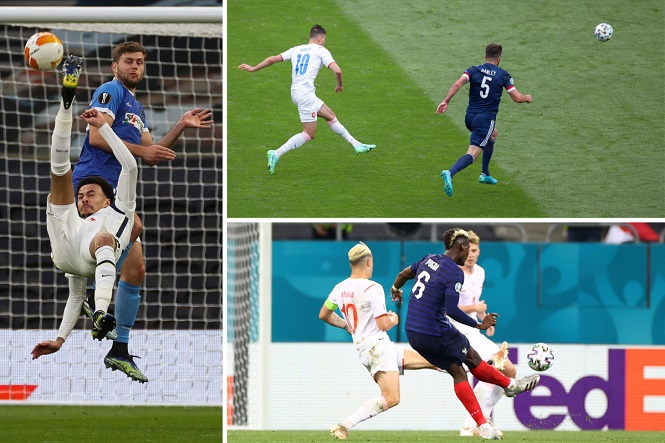10 bàn thắng đẹp nhất mùa giải gồm siêu phẩm ở EURO 2021