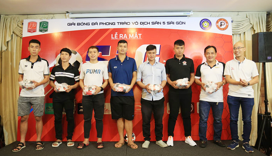8 đội bóng tranh tài giải phong trào số 1 sân 5 Sài thành