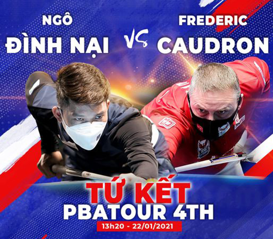 13h20 trực tiếp billiards "vua cơ điên" Ngô Đình Nại đấu "thần đồng" Caudron ở tứ kết PBA Tour 2020-2021