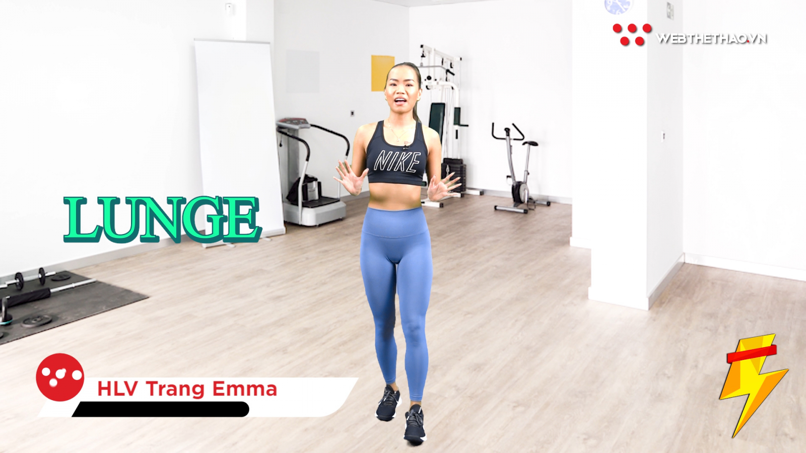 Bài tập Lunge đúng cách tại nhà giúp vòng 3 săn chắc