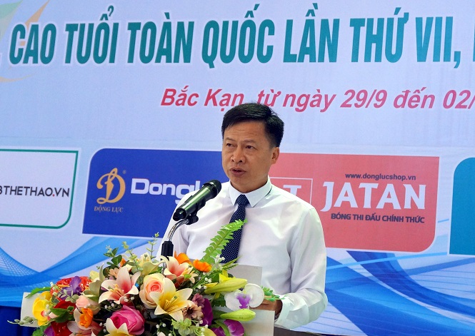 Khai mạc giải bóng chuyền hơi trung, cao tuổi toàn quốc lần thứ VII tại Bắc Kạn