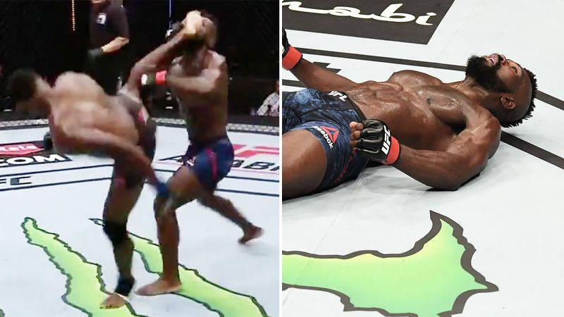 Xem lại cú đá bay đẹp như 'phim' tại UFC Fight Night
