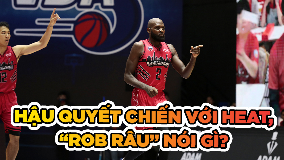 Những tâm sự của Robert Crawford sau trận quyết chiến với Saigon Heat