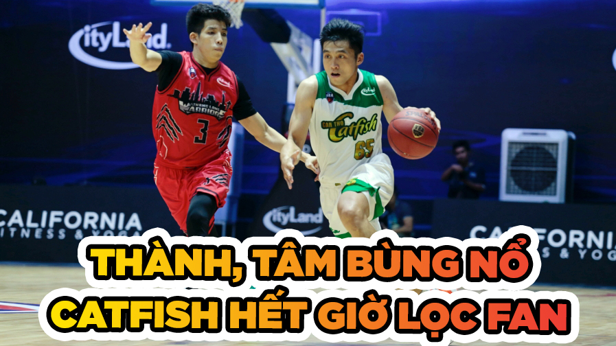 Catfish thắng sốc Warriors nhờ tam ca Thành, Tâm, Ton