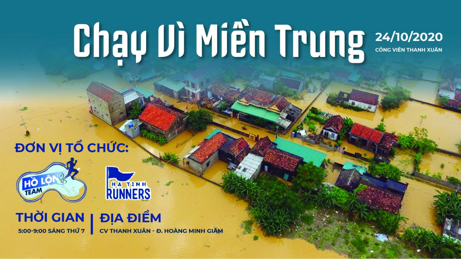 Cộng đồng chạy bộ kêu gọi ủng hộ vùng lũ miền Trung