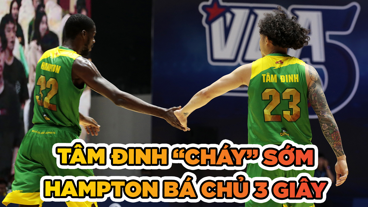 Tâm Đinh cháy sớm, Cantho Catfish thắng trận thứ 2 liên tiếp