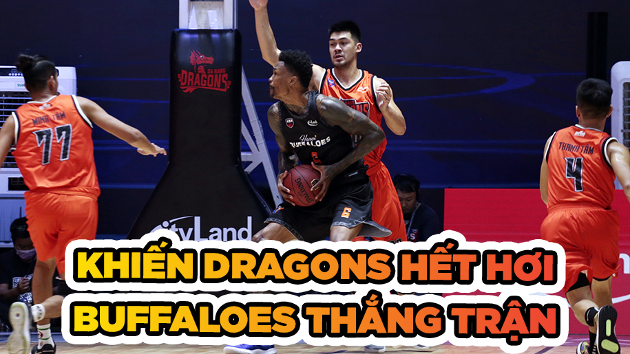 Khiến Danang Dragons hết hơi, Hanoi Buffaloes thắng trận hiệp phụ