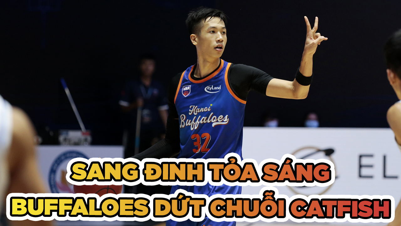 Hanoi Buffaloes chấm dứt mạch thua 3 năm với Cantho Catfish