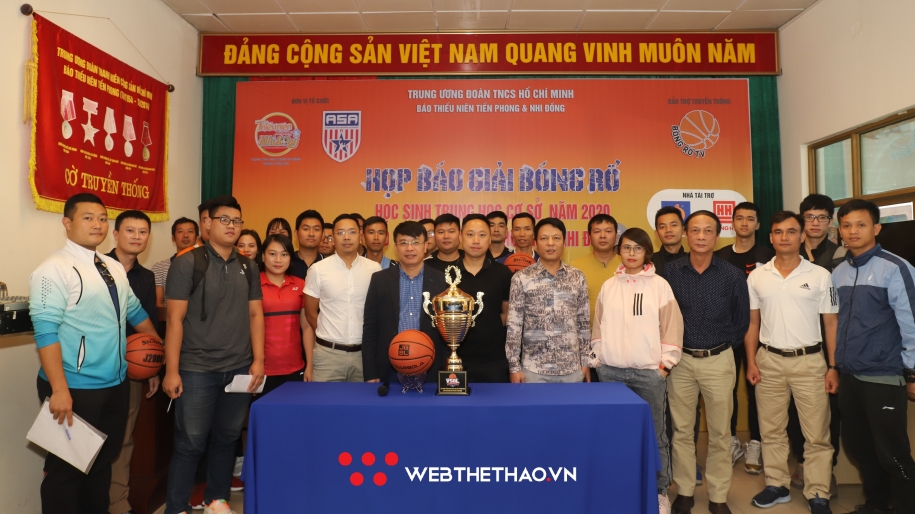 Họp báo giải đấu Vietnam Students Basketball League 2020