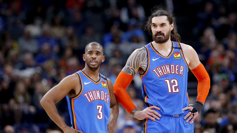 Sau Chris Paul, OKC Thunder muốn chia tay thêm Steven Adams