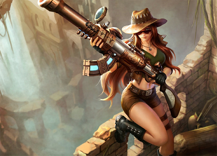 Bảng ngọc và cách lên đồ Caitlyn build mùa 14