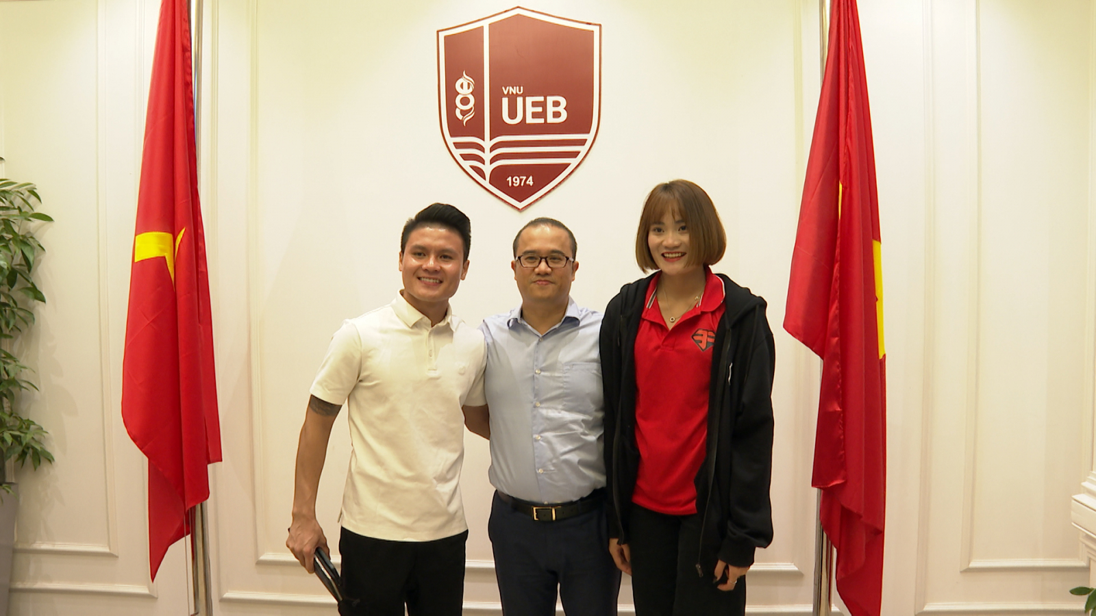 Quang Hải, Quách Thị Lan theo học tại trường ĐH hàng đầu Việt Nam
