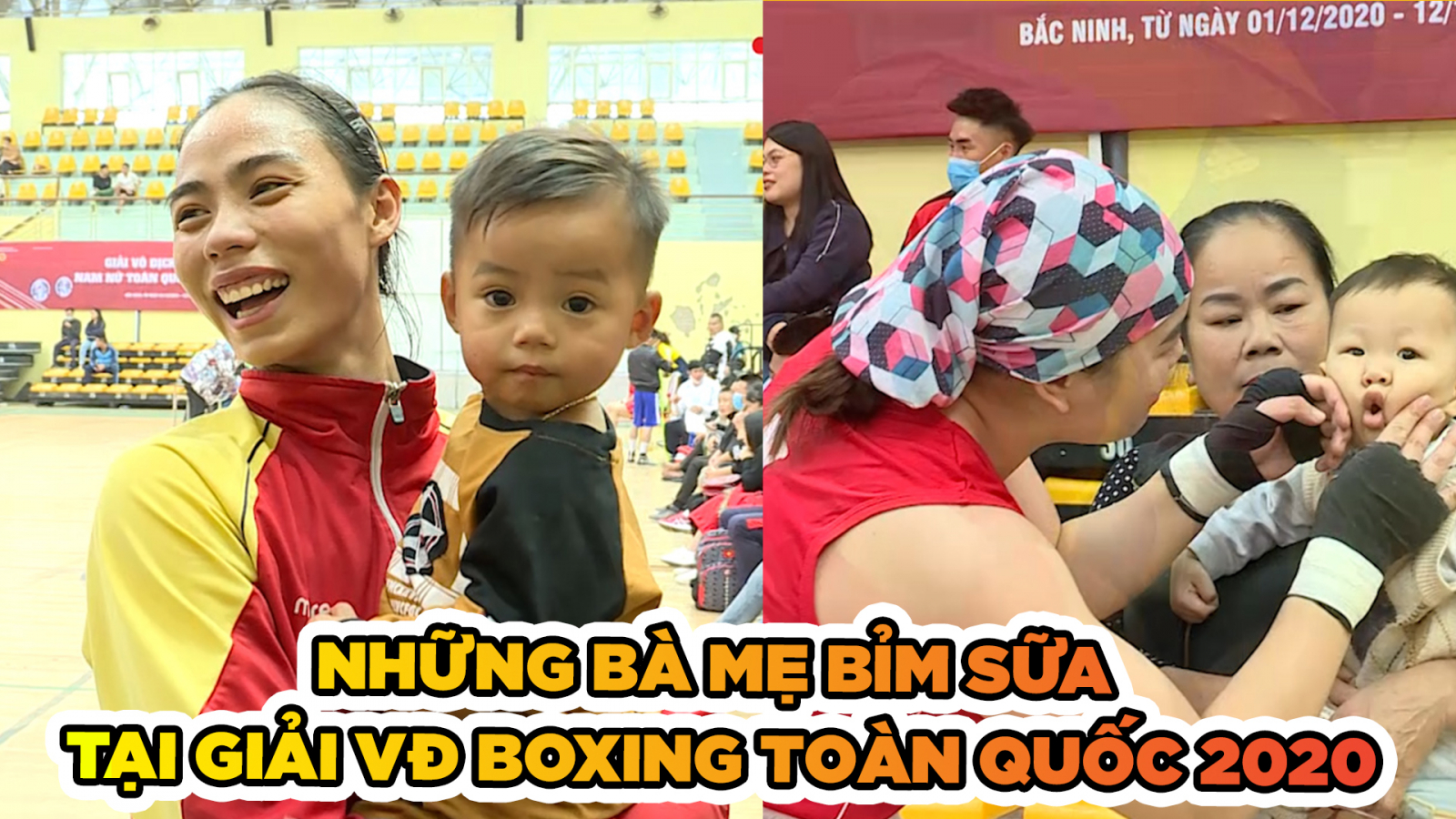 Chuyện lạ những "bà mẹ bỉm sữa" so găng tại giải VĐ Boxing Toàn quốc 2020
