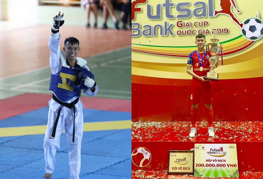 Chuyện lạ: Cầu thủ vô địch futsal giành luôn HCV Taekwondo