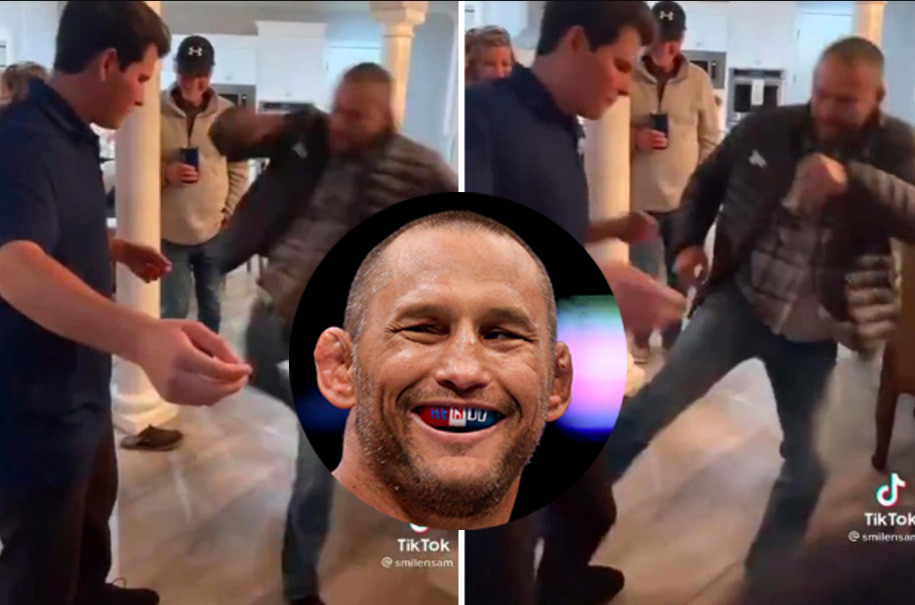 Huyền thoại MMA Dan Henderson đá "sụm giò" bạn trai của con gái đêm giao thừa