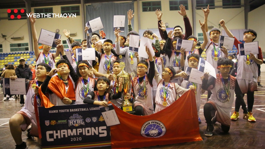 Hanoi Pitbulls Vô địch Hanoi Youth Basketball League 2020