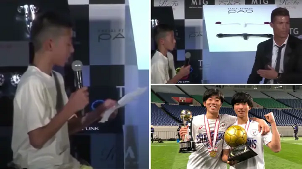 Cậu bé bị cười nhạo viết tiếp giấc mơ nhờ lời khuyên của Ronaldo