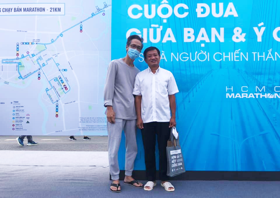 Ông Đoàn Ngọc Hải khởi động kế hoạch lập kỷ lục chạy marathon năm 2021