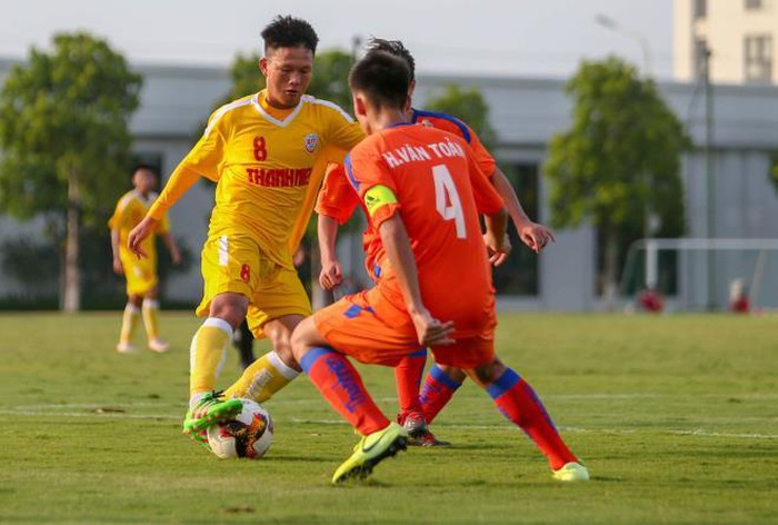 Trực tiếp bóng đá U19 Quốc gia Việt Nam hôm nay 18/1: U19 SLNA vs U19 Huế