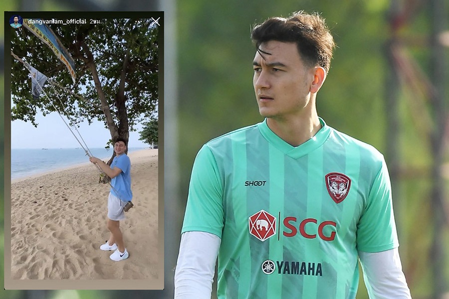Đang “mất tích”, Đặng Văn Lâm đăng ảnh đi biển khiến CĐV Thái Lan phẫn nộ