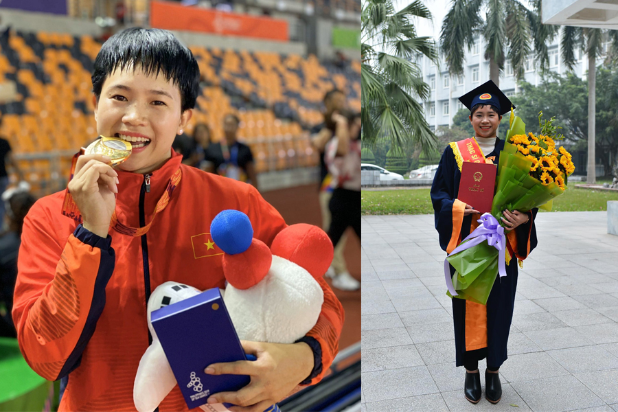 Tuyển thủ điền kinh dành dụm tiền thưởng SEA Games khổ luyện lấy bằng thạc sĩ