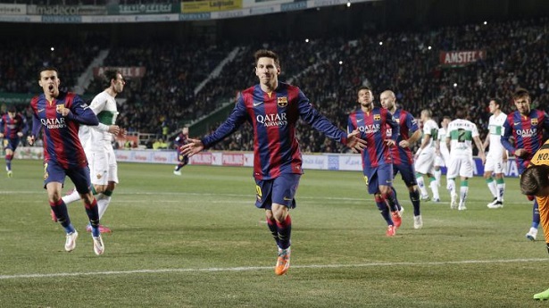 Barca thắng áp đảo đối thủ 31-0 trong 37 năm qua