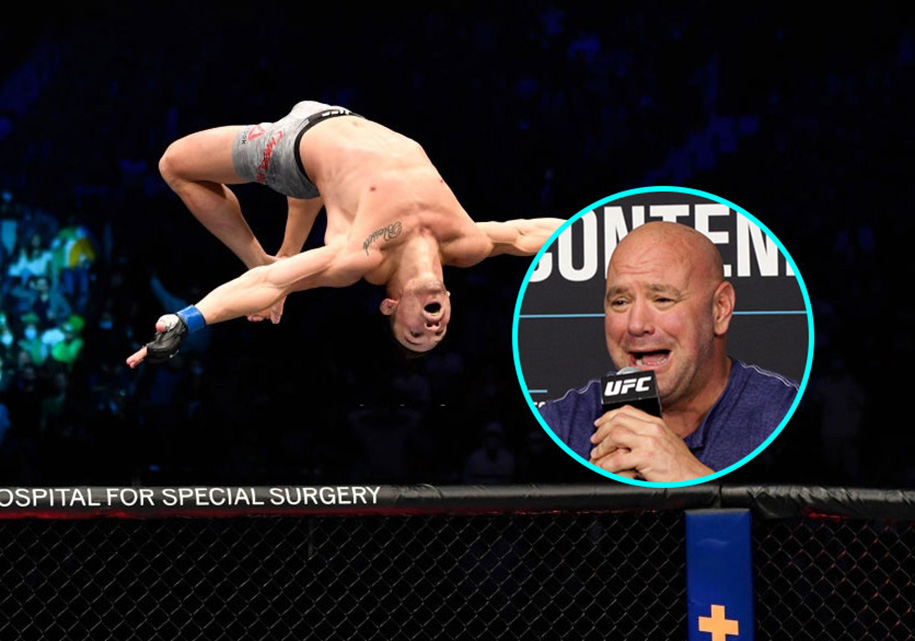Dana White e sợ cách ăn mừng của tân binh Michael Chandler tại UFC 257