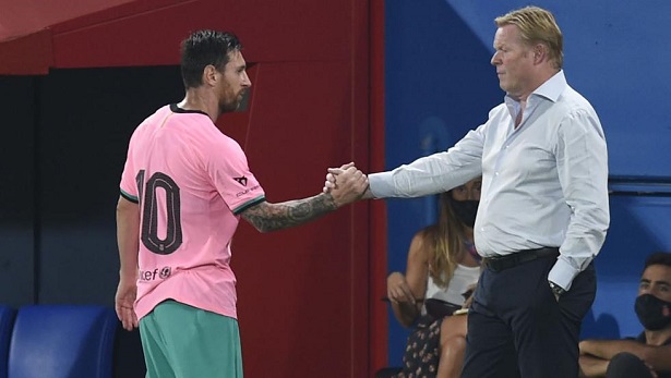 HLV Koeman nói gì về khả năng Messi rời Barca?