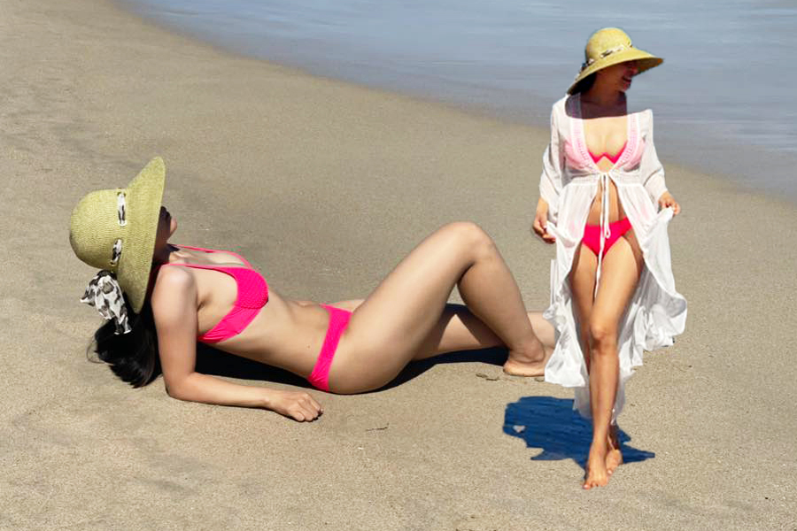 Người đẹp chạy tốc độ Vũ Thị Hương khoe thân hình “bỏng mắt” với bikini hồng Người đẹp chạy tốc độ Vũ Thị Hương khoe thân hình “bỏng mắt” với bikini hồng