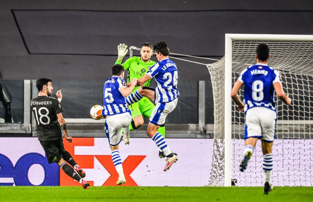 Xem lại bóng đá Real Sociedad vs MU, cúp C2 đêm qua