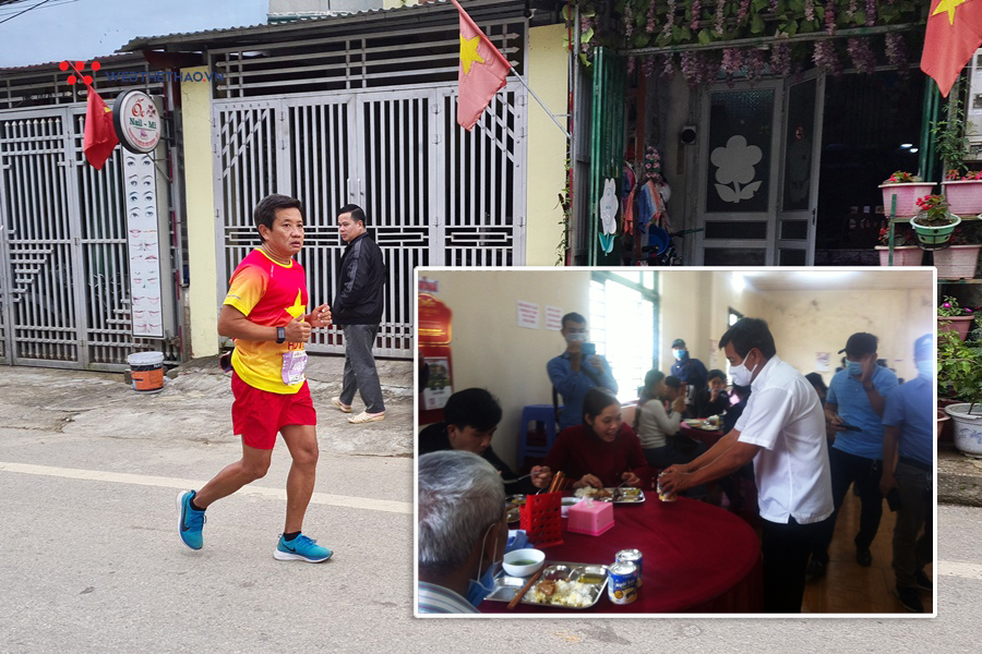 Marathoner Đoàn Ngọc Hải phục vụ quán ăn 30 phút, nhận thù lao 60 triệu đồng làm từ thiện