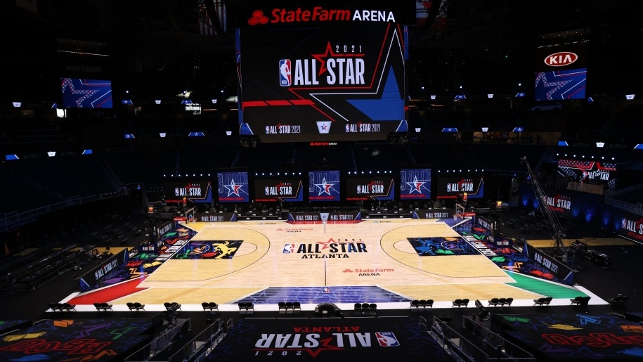 Hé lộ hình ảnh đầu tiên về sân đấu tuyệt đẹp của NBA All-Star 2021