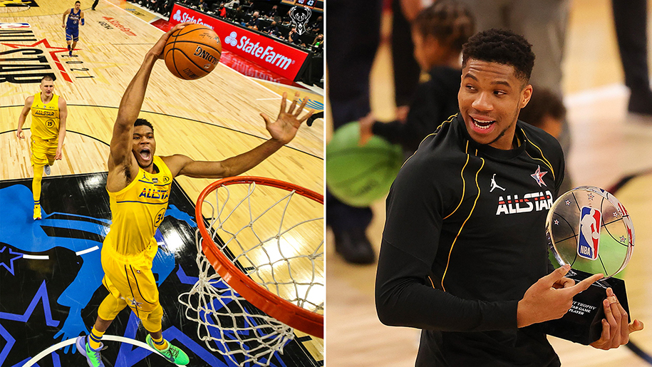 Dứt điểm không trượt phát nào, Giannis Antetokounmpo trở thành All-Star Game MVP 2021