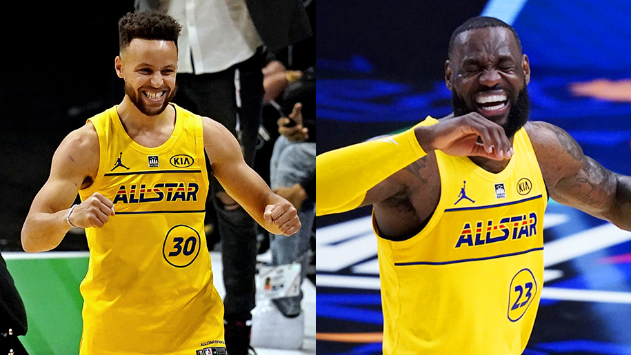 Hậu All-Star Game 2021, LeBron James “yêu thích” cảm giác làm đồng đội của Stephen Curry