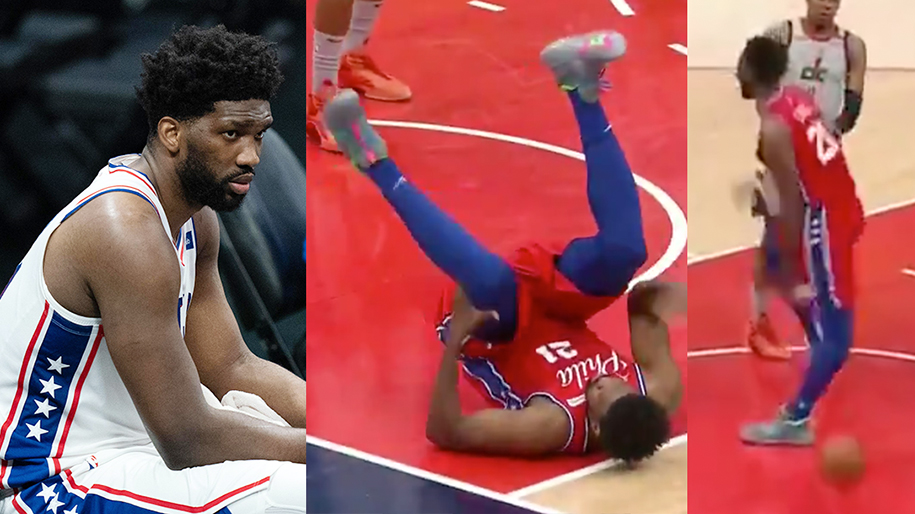 Vừa trở lại sau COVID-19, Joel Embiid dính chấn thương đầu gối kinh hoàng