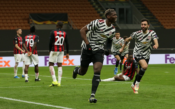 Pogba ghi bàn thần tốc sau khi thay người giúp MU thắng Milan