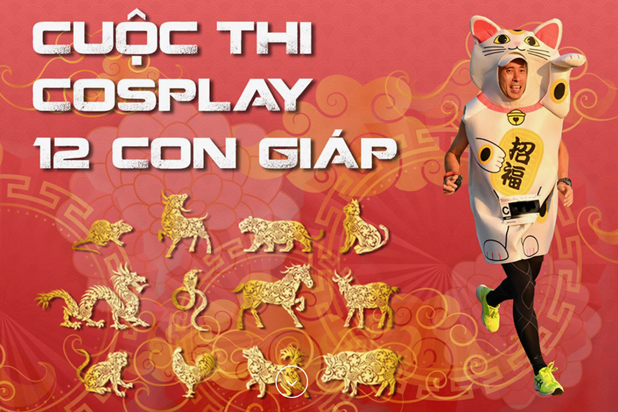 Chạy marathon hóa trang 12 con giáp, ẵm giải thưởng hấp dẫn